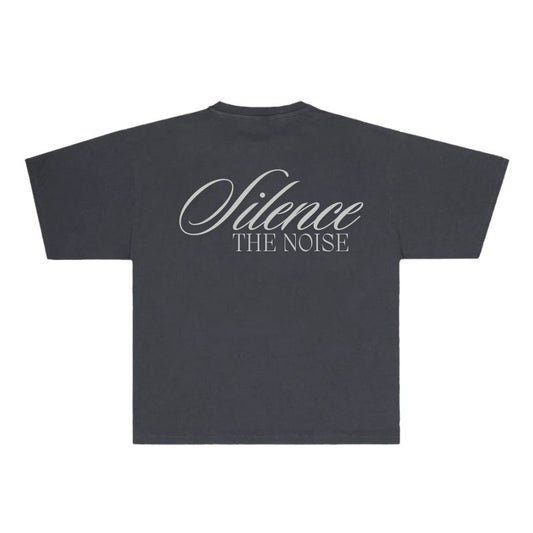 Noise Control Vintage Black Oversized Box Short Sleeve Tee