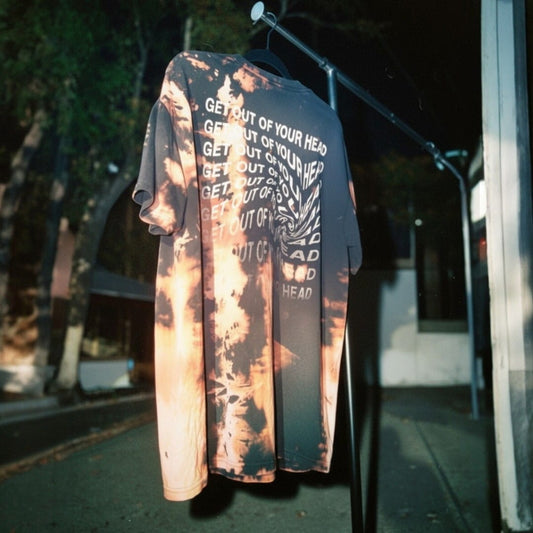 Static 006: Get Out of Your Head – Bleached Short Sleeve Tee (XL)