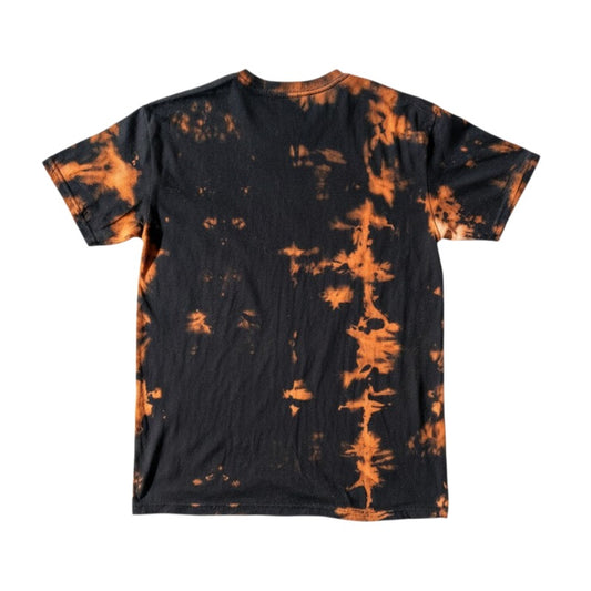 Static 009: Mind Your Manners – Hand-Bleached Short Sleeve Tee (L)