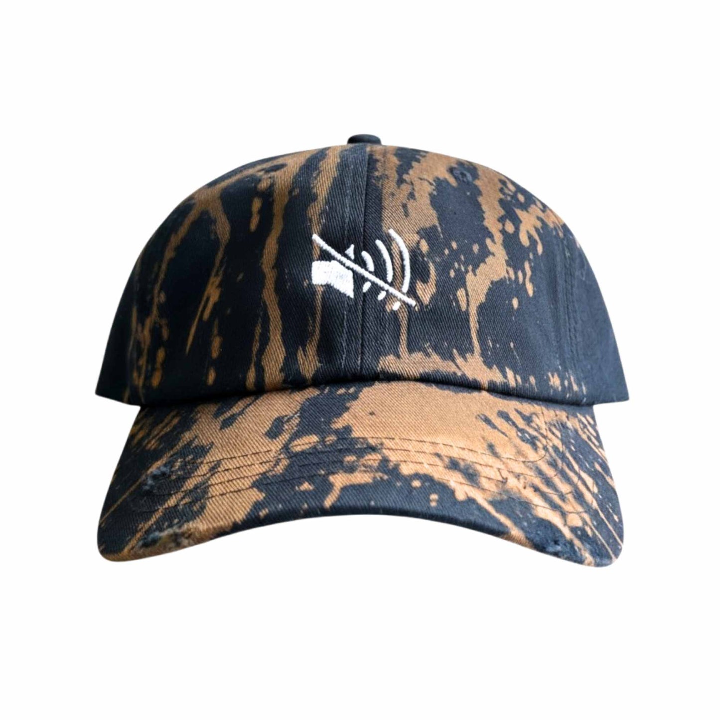 Static 010: Muted – Hand-Bleached Distressed Dad Hat