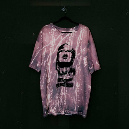 1/1 All in Your Head: Acid Rain Hand-Dyed Short Sleeve Tee (XXL)