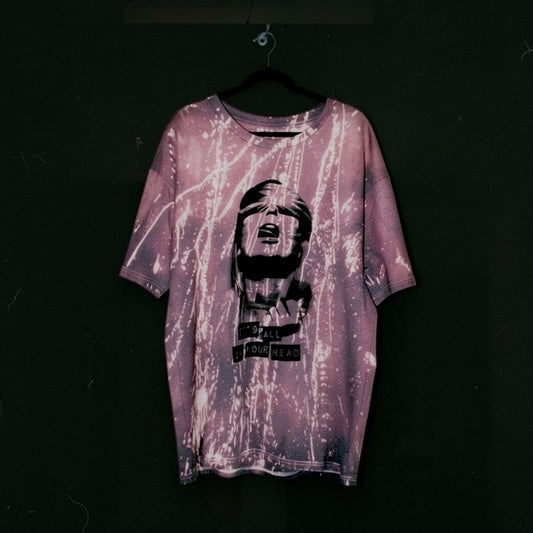 1/1 All in Your Head: Acid Rain Hand-Dyed Short Sleeve Tee (XXL)