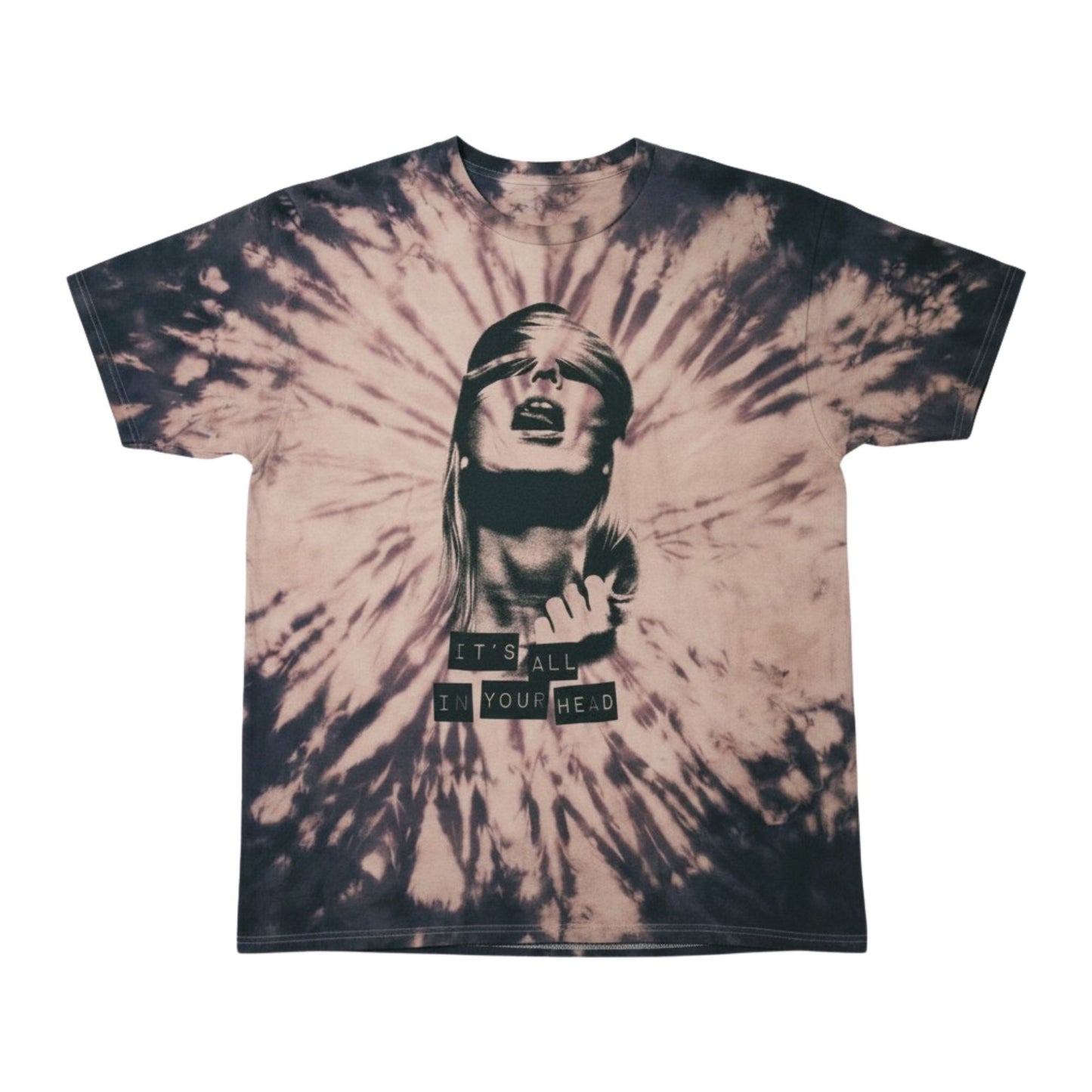 1/1 All in Your Head: Midnight Radial Wash Short Sleeve Tee (XXL)