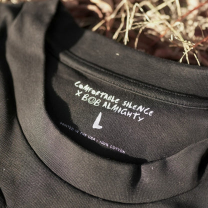 How's Your Head Today? Black/White Oversized Short Sleeve Tee