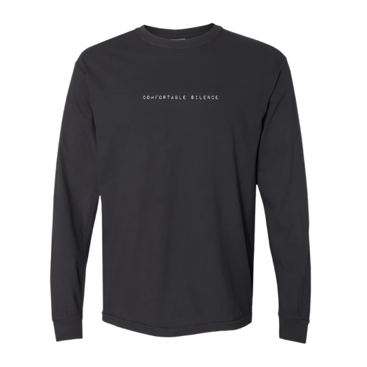 Comfortable Silence Black Long Sleeve Tee