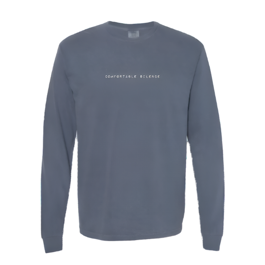 Comfortable Silence Denim Long Sleeve Tee