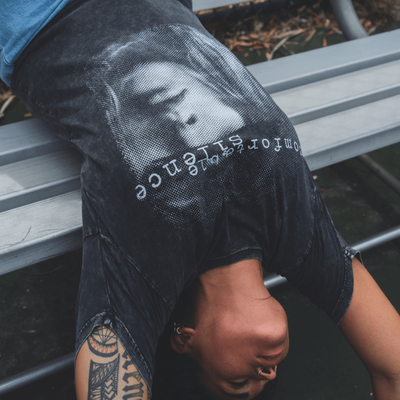 Comfortable Silence. Anonymity Stone Short Sleeve Tee