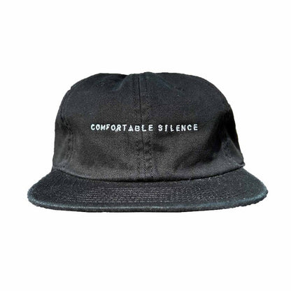 Comfortable Silence. Embroidered Black Classic Cap