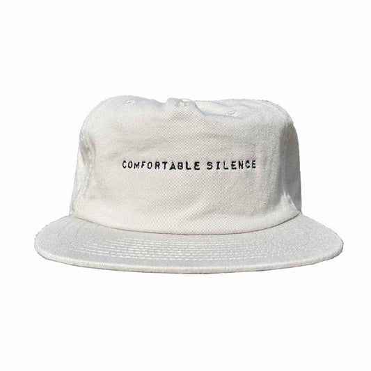 Comfortable Silence. Embroidered Five Panel Cap