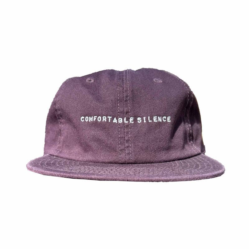 Comfortable Silence. Embroidered Plum Classic Cap