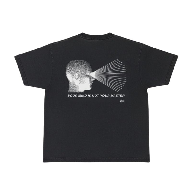 The Chaos Will Fade Black Oversized Tee | Comfortable Silence