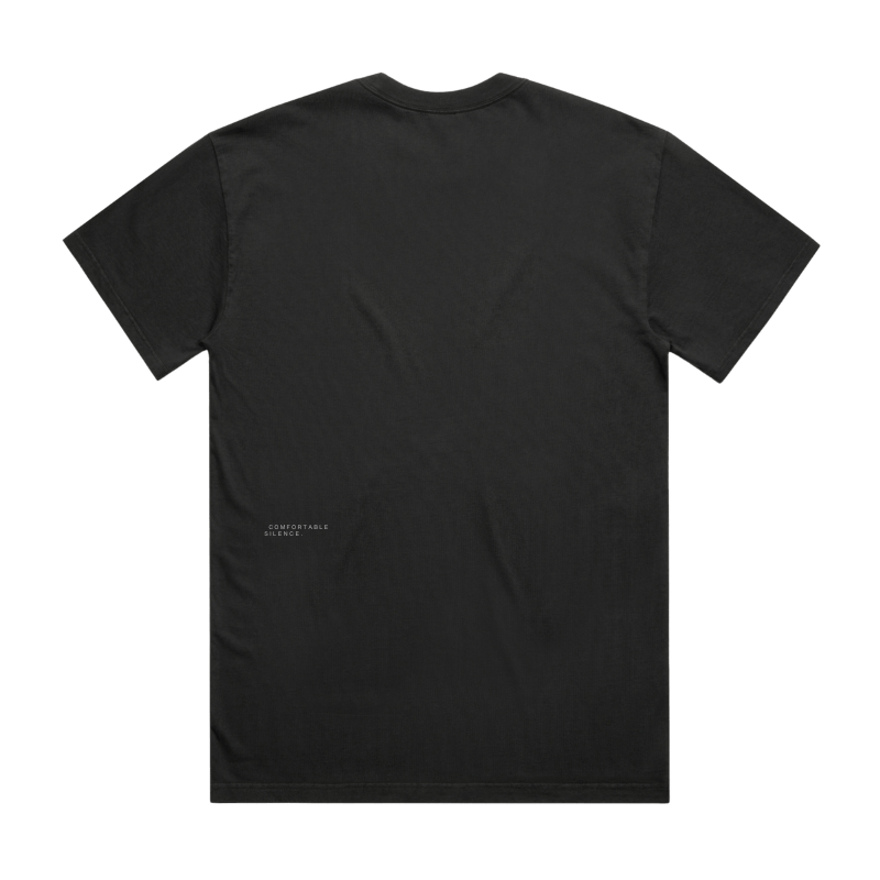 Think and Become Faded Black Oversized Short Sleeve Tee