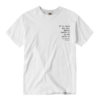 Protect Your Peace White Short Sleeve Tee