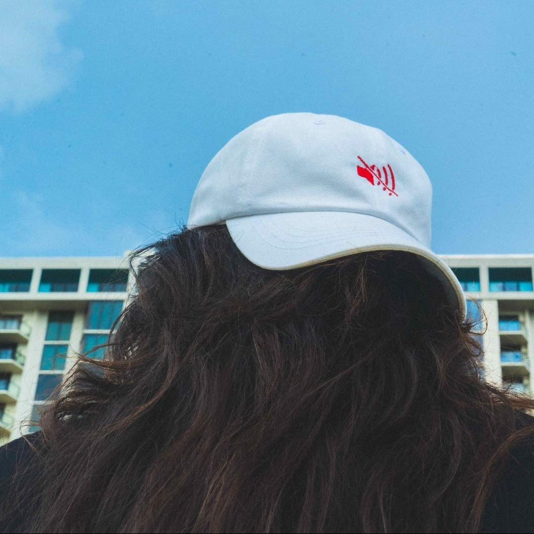 Muted White Dad Hat