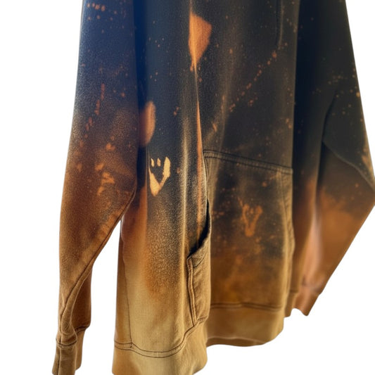 Custom Get Out of Your Head Black Puff Print Staple Hoodie