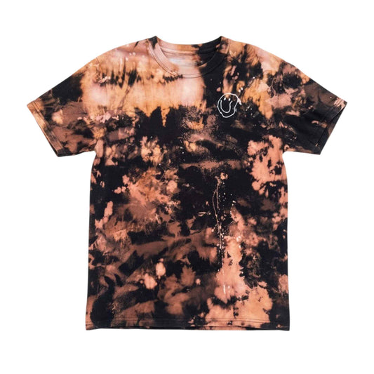 Static 004: Get Out of Your Head – Black Bleached Short Sleeve Tee (M)